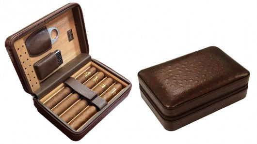 Manhattan Travel Humidor (Brown)